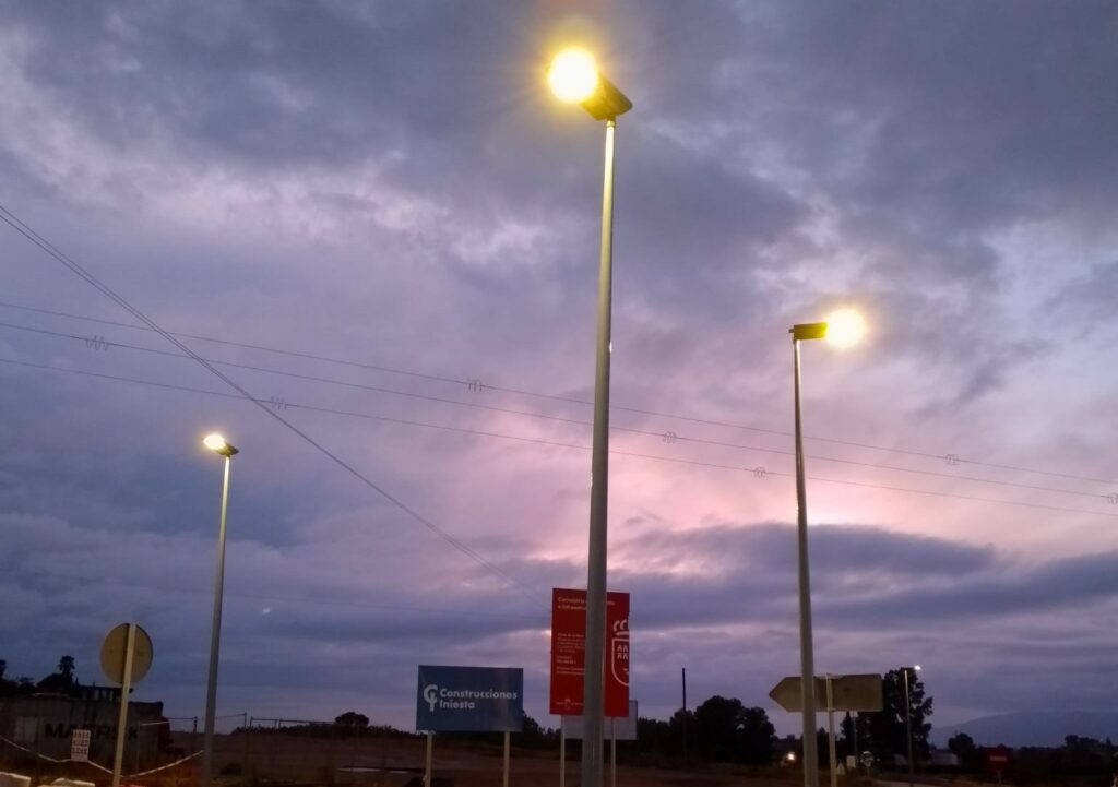 farolas solares ROMI instalacion