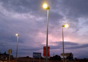 farolas solares ROMI instalacion