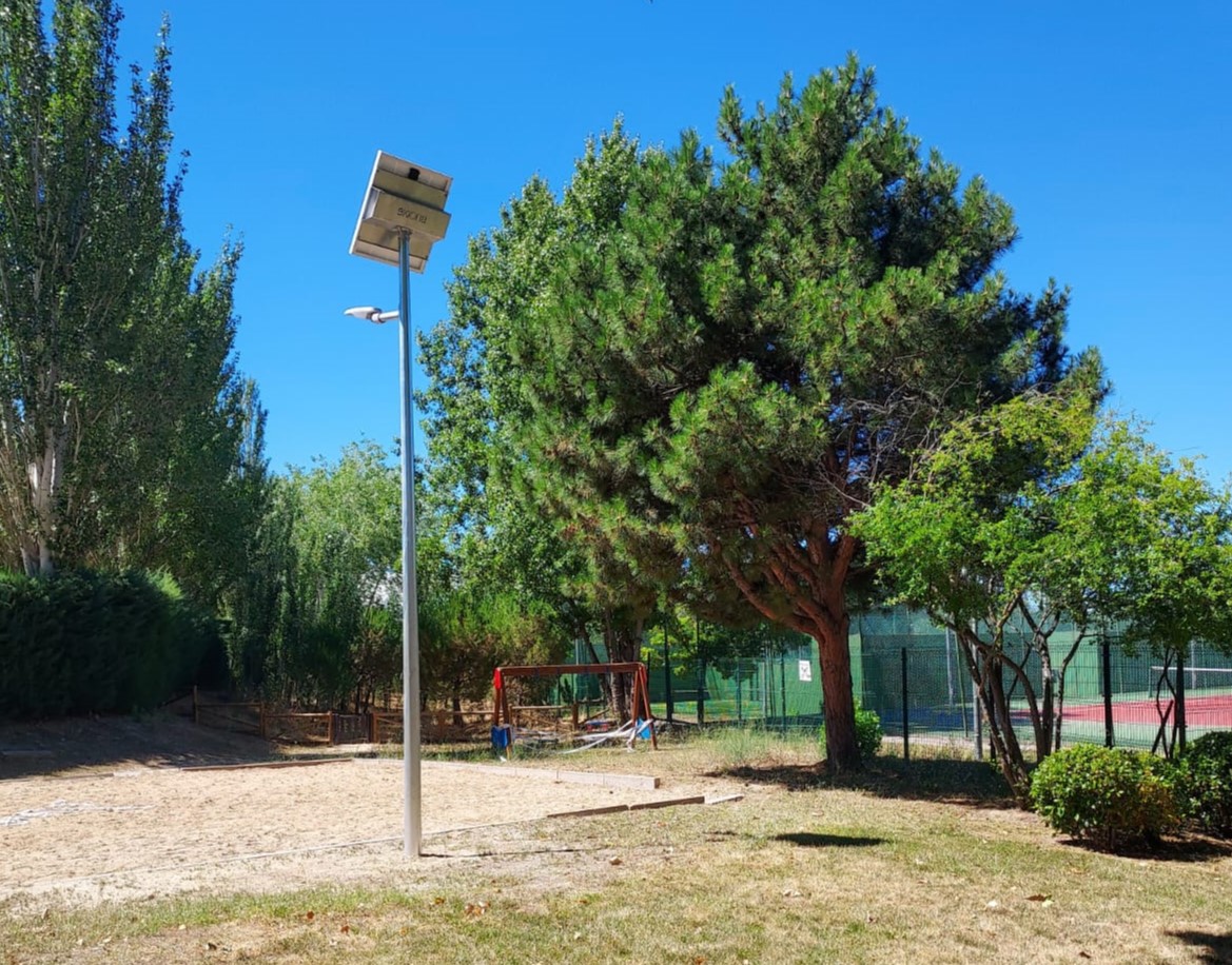 farola zona infantil las rozas